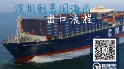 深圳到美國海運(yùn)整柜出口流程