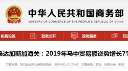 2019年馬達(dá)加斯加對(duì)外貿(mào)易情況
